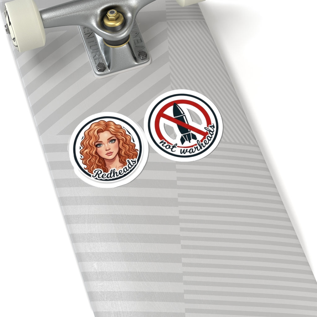 Redheads Not Warheads Sticker Set