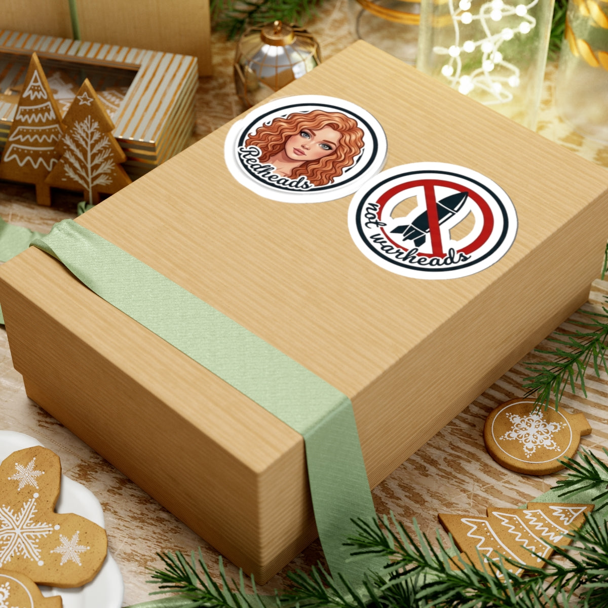 Redheads Not Warheads Sticker Set