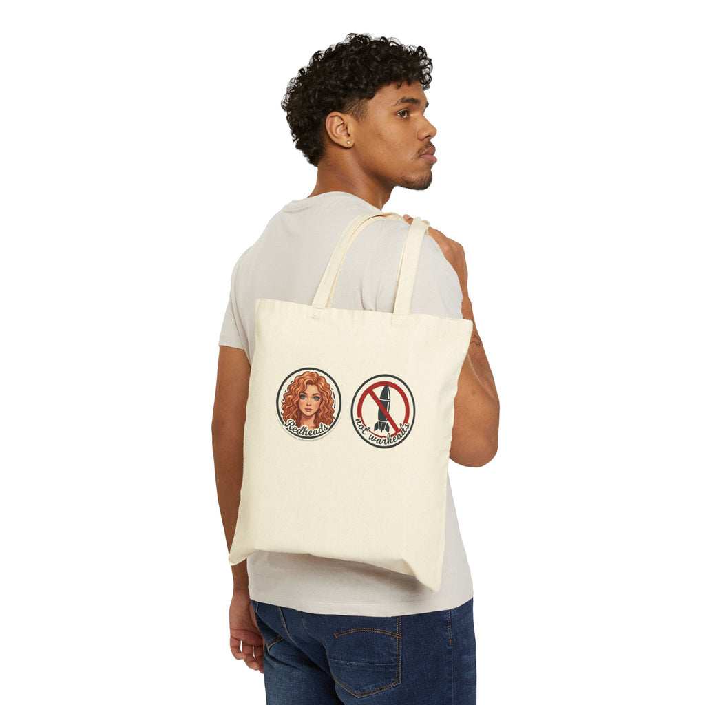 Redheads Not Warheads Tote Bag