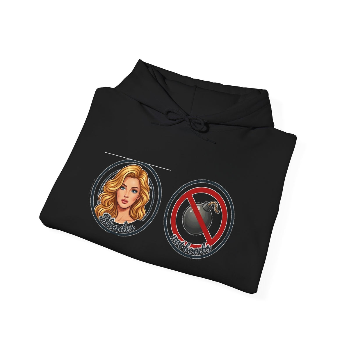 Blondes Not Bombs Hoodie
