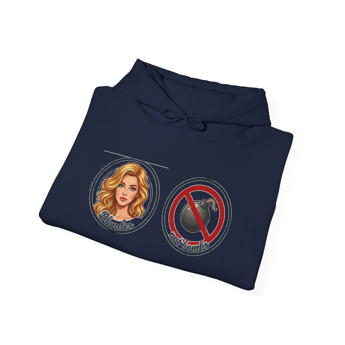 Blondes Not Bombs Hoodie