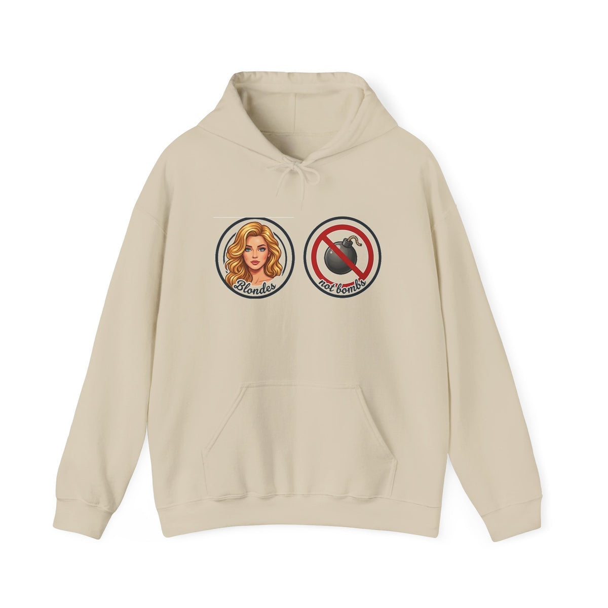 Blondes Not Bombs Hoodie