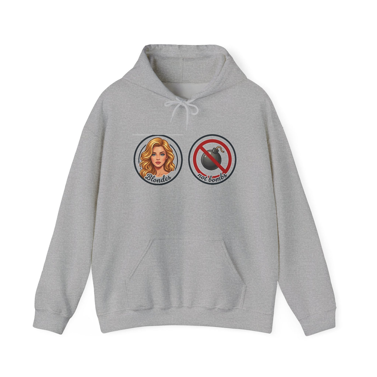 Blondes Not Bombs Hoodie