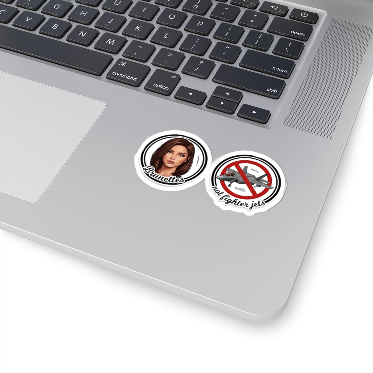 Brunettes Not Fighter Jets Sticker Set