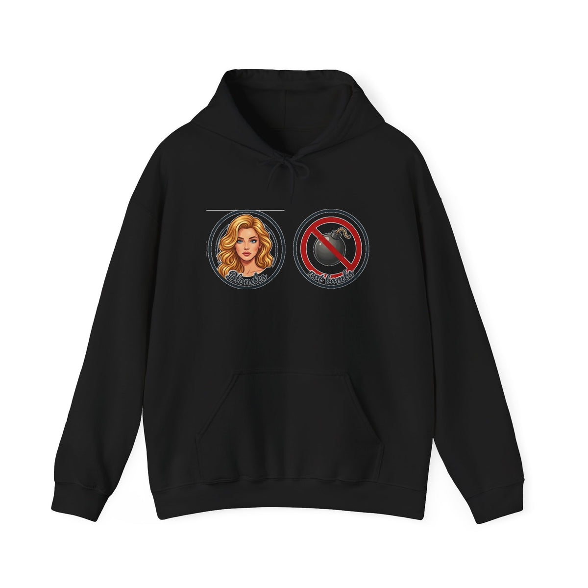 Blondes Not Bombs Hoodie