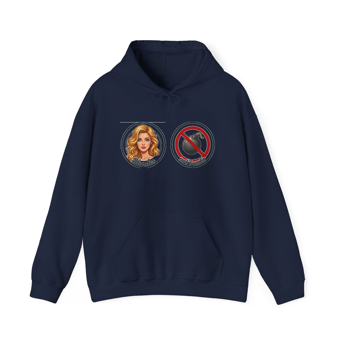 Blondes Not Bombs Hoodie