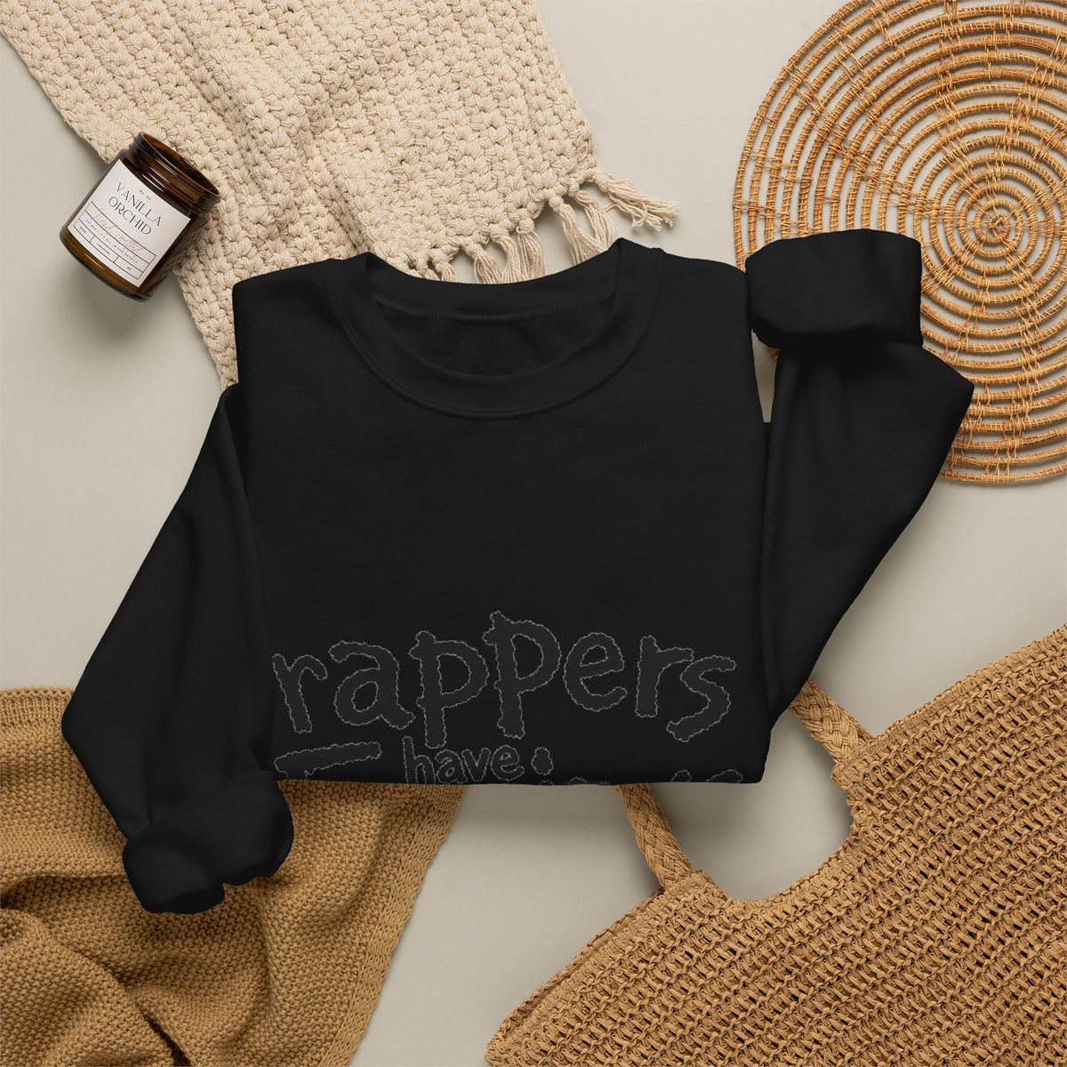 Rappers Have Feelings Crewneck Sweatshirt