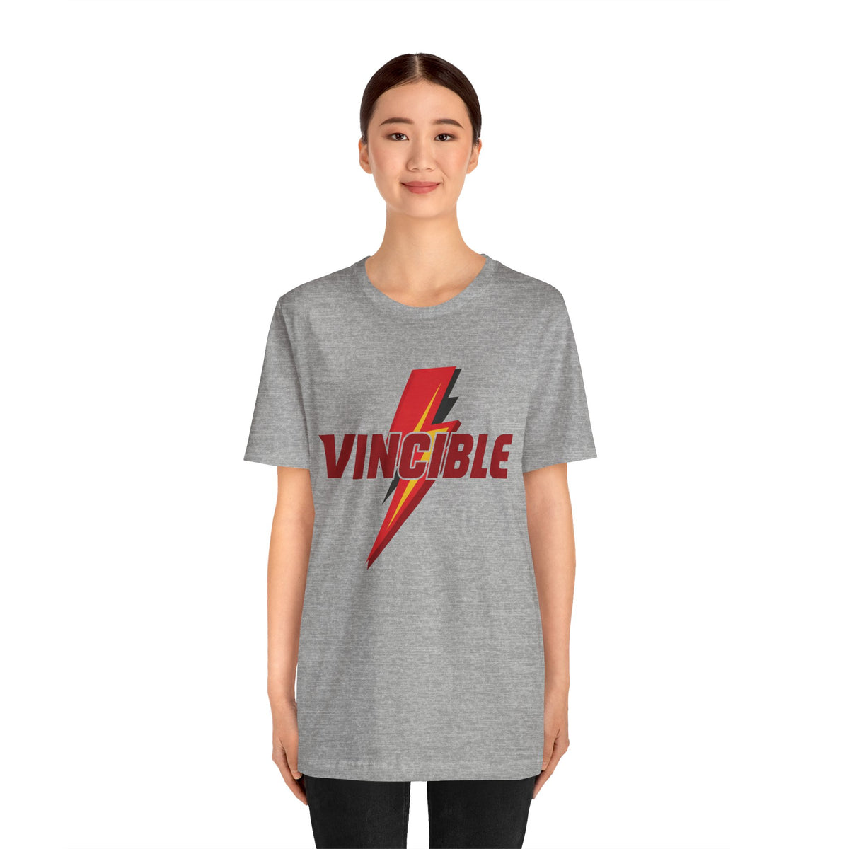 Vincible Lightning Bolt Tee Graphic T-Shirt