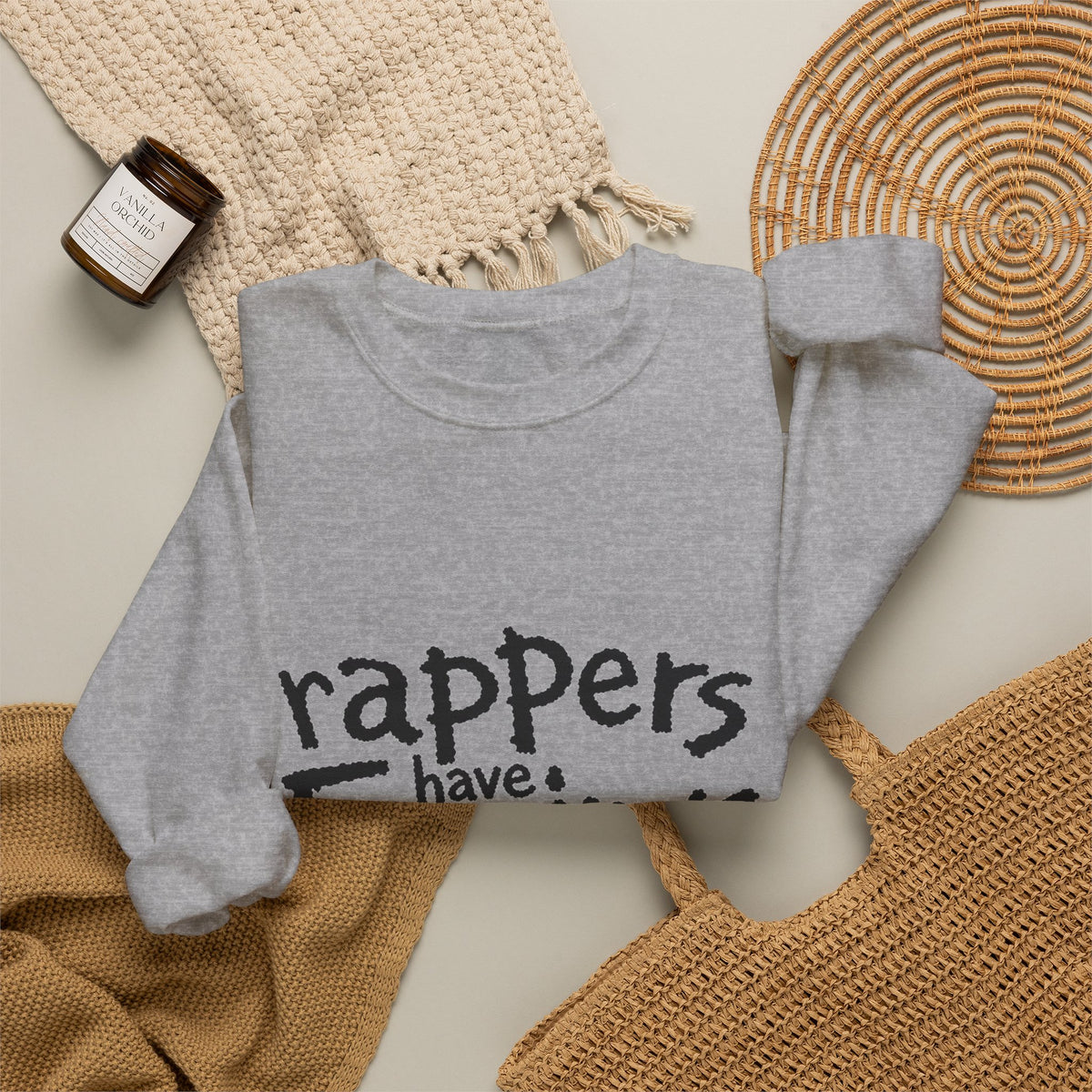 Rappers Have Feelings Crewneck Sweatshirt