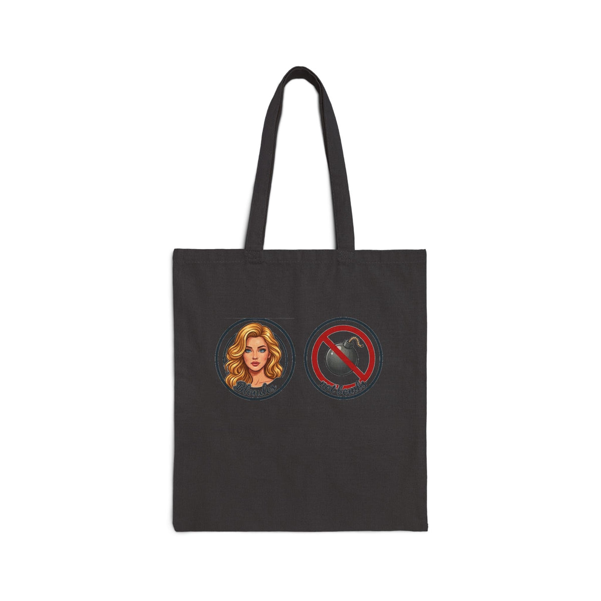 Blondes Not Bombs Tote Bag