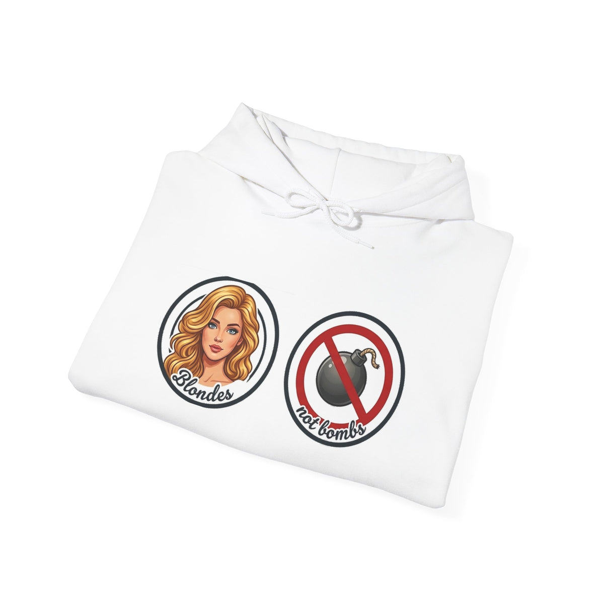 Blondes Not Bombs Hoodie