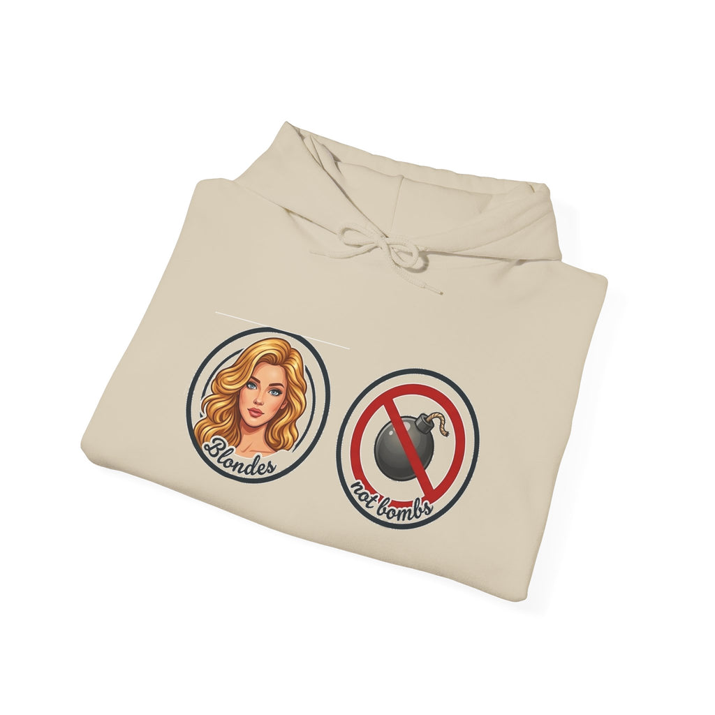 Blondes Not Bombs Hoodie
